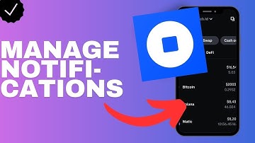 How to manage the notifications in the Coinbase Wallet app?