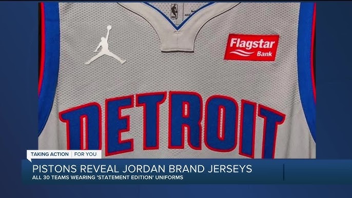 Pistons unveil new-look Motor City uniforms