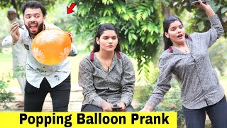 Popping Balloons Prank On Girls | @HitPranks