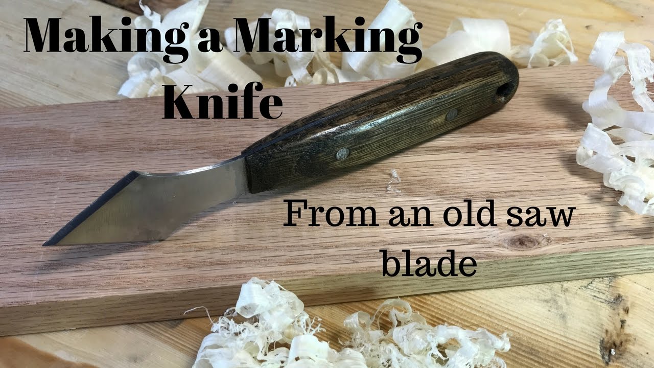 A simple little marking knife for woodworking - YouTube