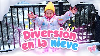 Saritah bebe y sus amigas aventura de invierno | Juegos y Diversión en la Nieve