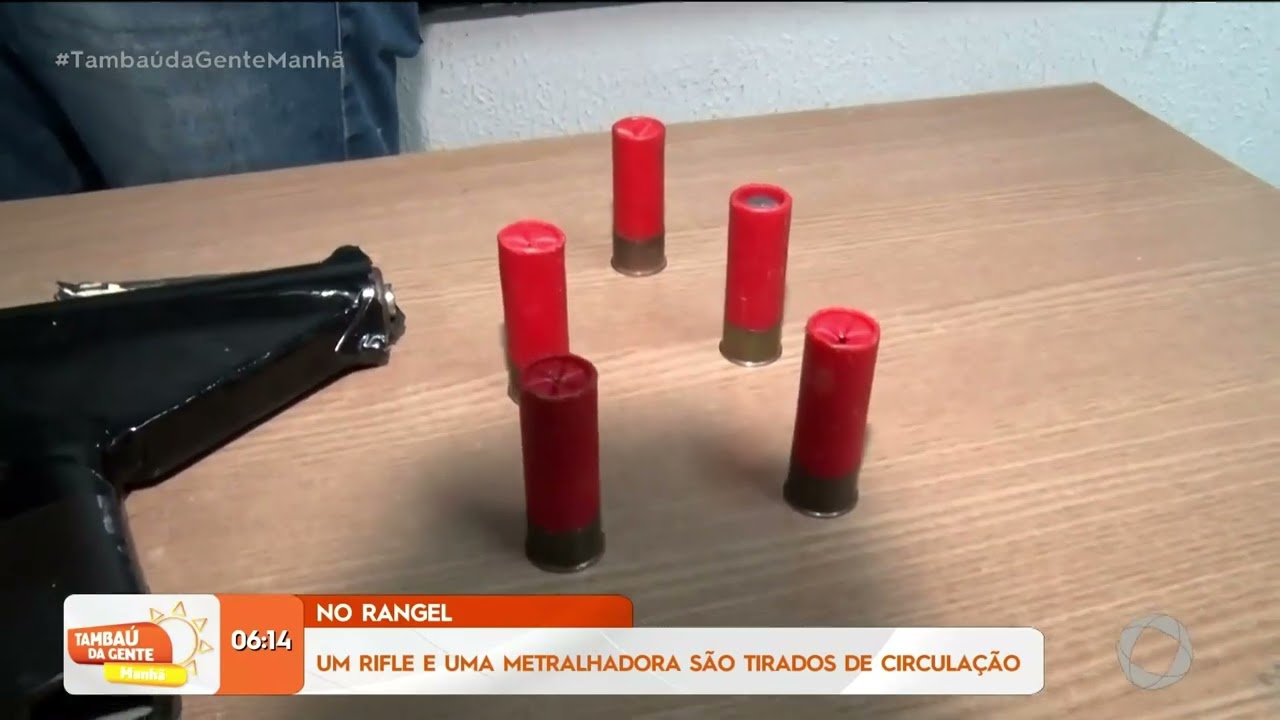 No Rangel: um rifle e uma metralhadora são tirados de circulação - Tambaú da Gente Manhã