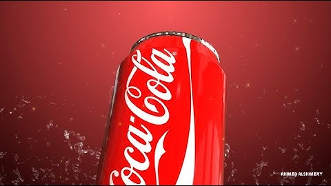 Coca Cola Commercial Advertisement after effect Element 3D
