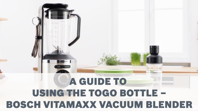 Guide to Using Bosch Vacuum Blender -