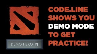 CODE.Line Shows Demo Mode in DOTA2. Go Practice!