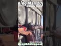 Wall of 21 subwoofers at burning man 2022