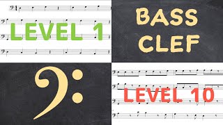Bass Clef Sight Reading 10 Easy Exercises for Beginners