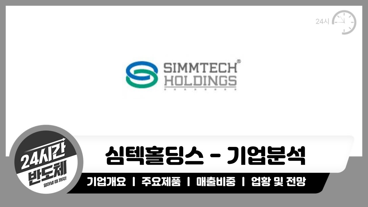 [심텍홀딩스 기업분석] 심텍홀딩스 특징을 5분만에 파악해보자
