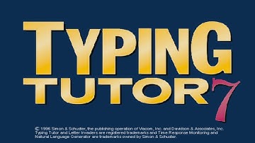 Typing Tutor 7 - Alphabetic Keys (Windows)