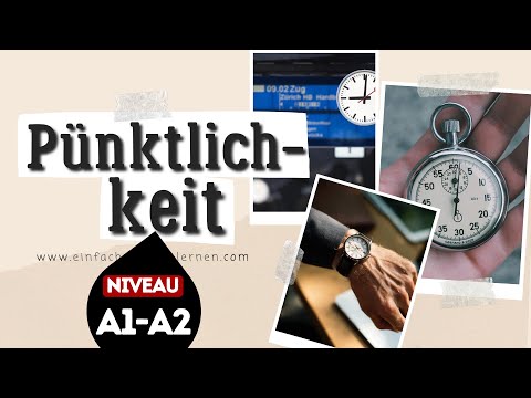 Video: Ist Pünktlichkeit ein echtes Wort?