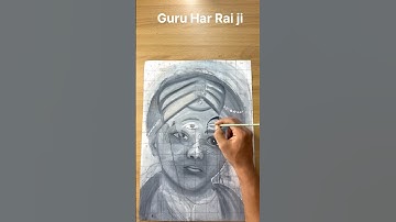4th sikh guru ji ekk paper pe  #art #hypernilart  #foryou  #sikh #guru #howto #sikhguru #drawing