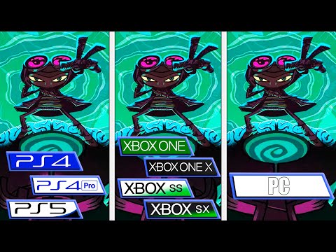 Psychonauts 2 | Xbox One / Series S|X - PS4 / PS5 - PC | All Versions Graphics Comparison & FPS