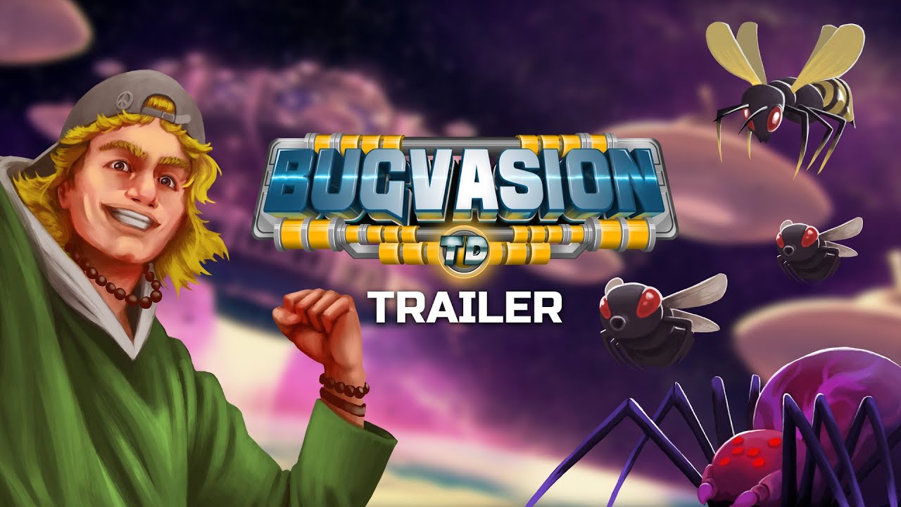 Bugvasion TD - Final Release Trailer - Launching on Steam on 2021.02.17