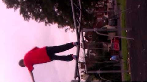 Backflip off monkeybars