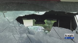 'Out of control,' Hail in Dripping Springs smashes car windows