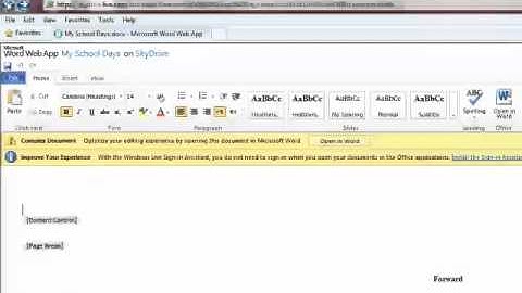 Skydrive Tutorial with Heather - 2011