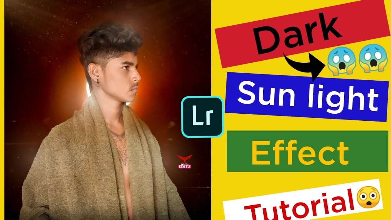Dark sun light editing tutorial step by step 2021 picsart editing ...
