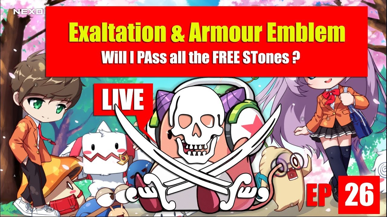 Maplestory m - Exaltation Stones and Armour Emblems EP 27 - YouTube