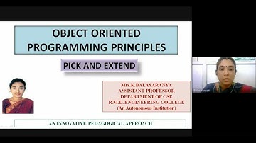 PICK AND EXTEND PEDAGOGY - Mrs.K.Balasaranya, AP/CSE, RMDEC