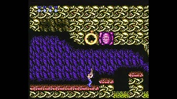 CGR Gameplay - CONTRA (NES) Level 8: Alien