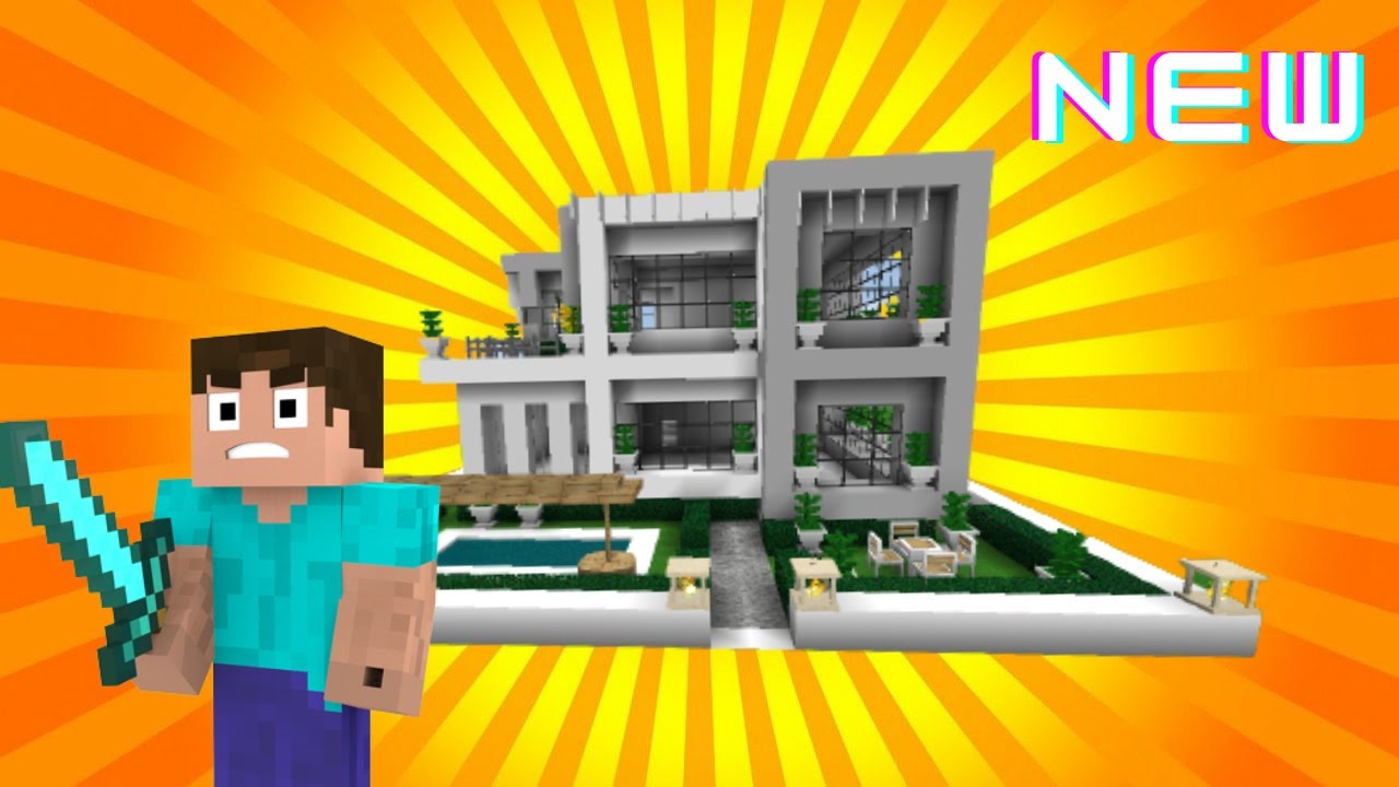 How to make modern house 1 in mini block craft