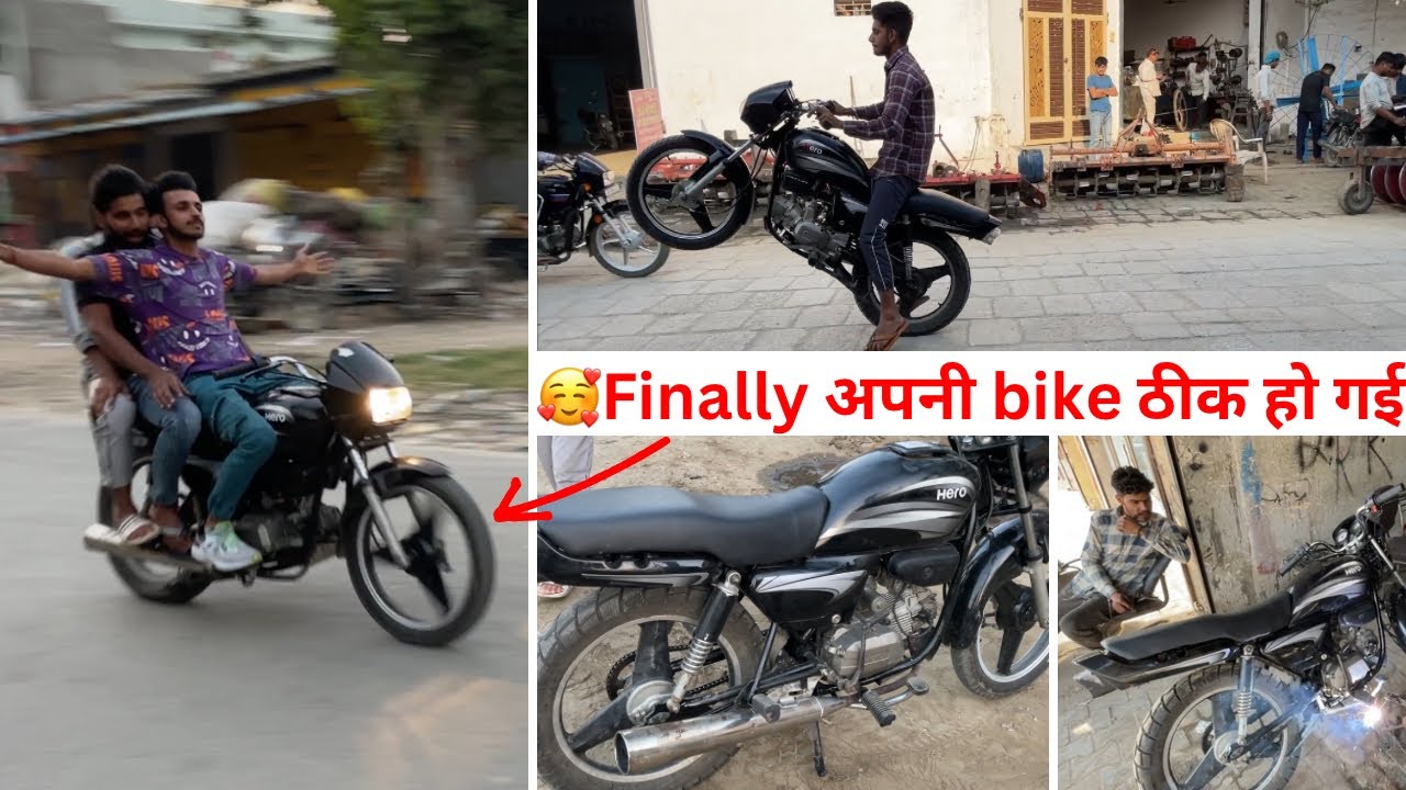 😱 Accident repairing bike 😈2019 model bike कों 2023 model में convert कर दिया Splendor bike🏍️i3s