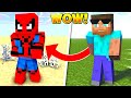 Stealing Epic SPIDER MAN Suit to Fight Dr. Octopus in Minecraft ..😱😱