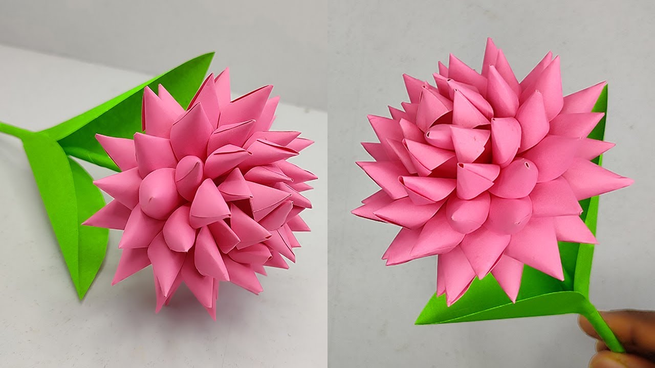 DIY Simple and Beautiful Paper Flowers - DIY Flowers - RGB Paper Crafts