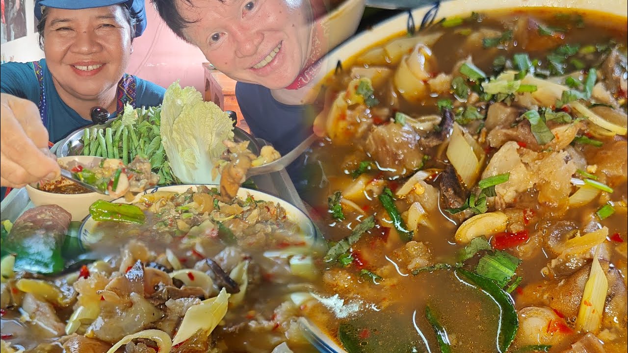 ต้มเพี้ยตีนงัว..ใครกินข้าวไม่อร่อยลองทำกินดูlสไตล์นายฮ้อยเผือก