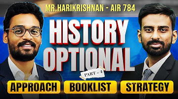 These 5 Books are enough for History Optional Preparation | Mr.Harikrishanan AIR 784 | Adil Baig