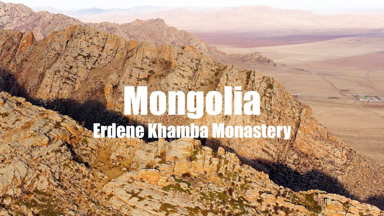 Mongolia | Drone | Autumn | Elsen Tasarkhai | Erdene Khamba Monastery | 4K