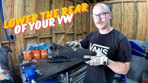 How to lower the rear of your VW Beetle