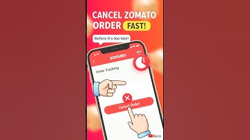 Zomato Order Cancel Kaise Kare? (1 Minute Guide #shortsfeed #shorts #oder #fooddelivery
