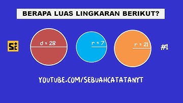RUMUS LUAS LINGKARAN - AREA OF A CIRCLE