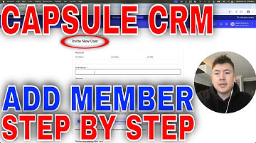 ✅  How To Add Admin Team Member To Capsule CRM🔴