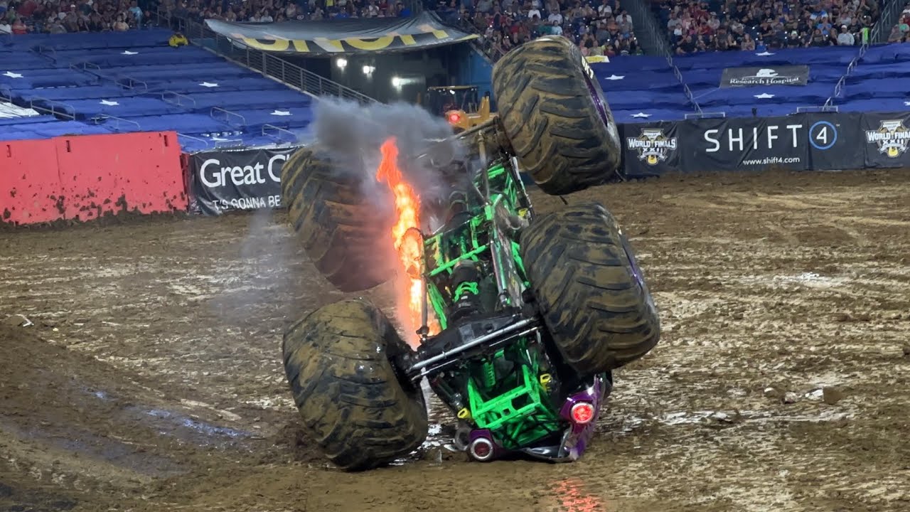 Monster Jam World Finals 22 XXII FULL SHOW High Jump Skills Racing Freestyle Nashville
