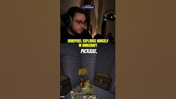 Ohnepixel explodes in minecraft
