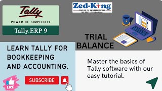 Day36||Trial Balance in Tally ||Tally for Beginners ||Complete Tutorial in Hindi