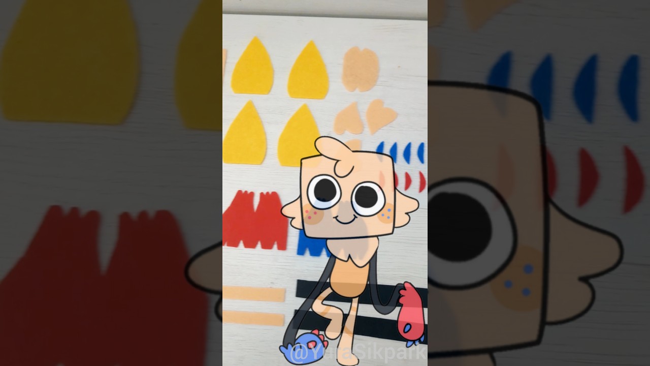 Como hacer un muñeco de Goob (Dandy's World) con fieltro 