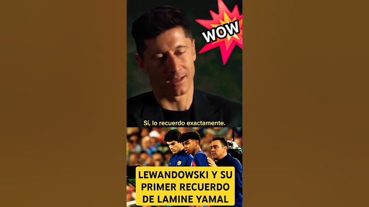 💥LEWANDOWSKI Y SU PRIMER RECUERDO DE LAMINE YAMAL FUE IMPACTANTE #fcbarcelona #shorts #barça #laliga