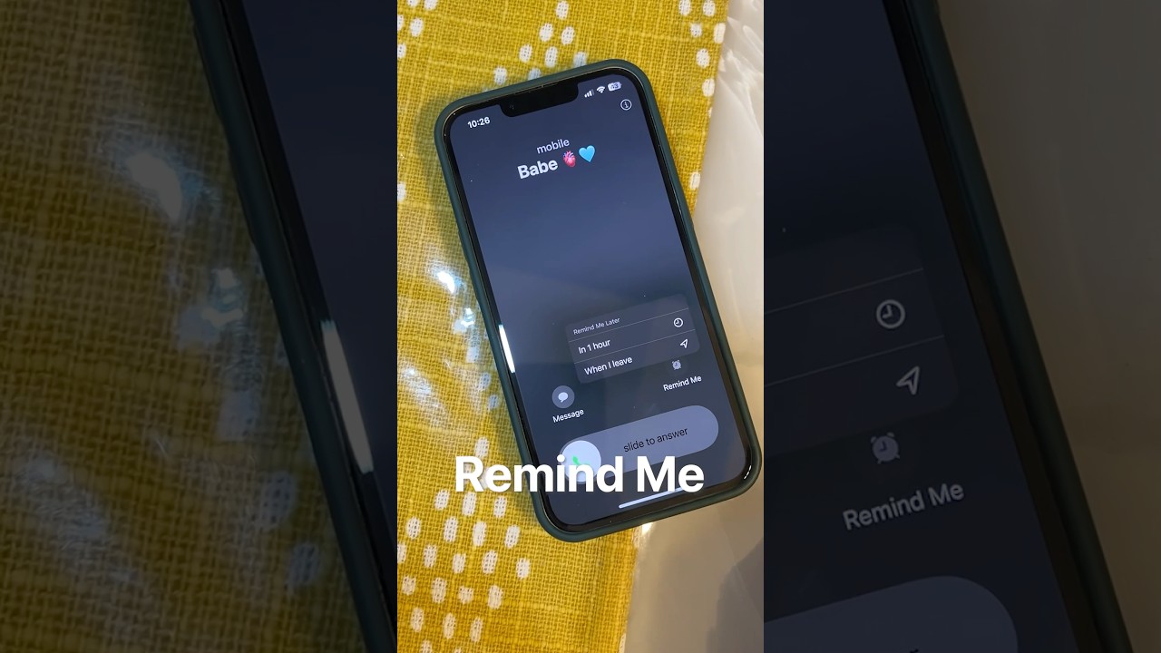 iPhone Call Reminder Feature will Save you from Fights 👍🏼😱 