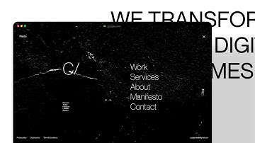 Responsive FullScreen Hamburger Menu Using HTML, CSS & GSAP (Awwwards Rebuilt)