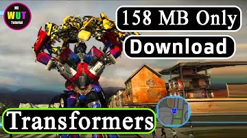 (158 MB)How To Download And Install Transformers on PC Free By Wafiullah Afridi