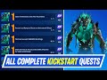 Fortnite Complete Kickstart Quests - How to EASILY Complete Kickstart Challenges Chapter 5 Season 2