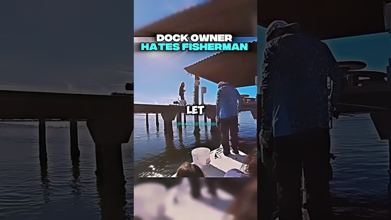 Dock Owner Hates Fisherman 😳 