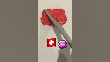 What color do mixed flags make? #asmrslime #art #asmr #satisfying #colormixing #painting #insideout