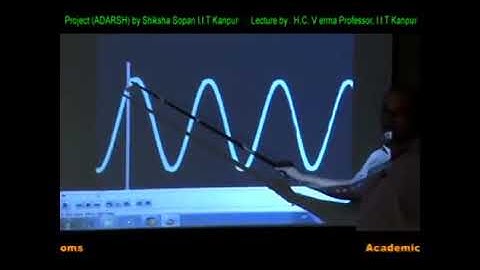 Lecture-3 Wave motion by HC Verma sir IIT kanpur