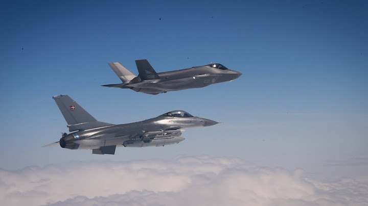 F-35 besøgte Danmark