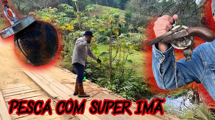 pesca magnetica na ponte com super imã potente
