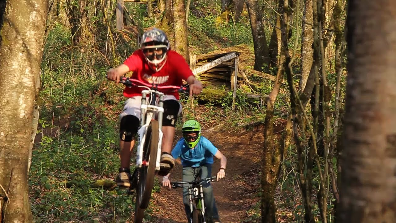 Freeride MTB With Big DH Bikes